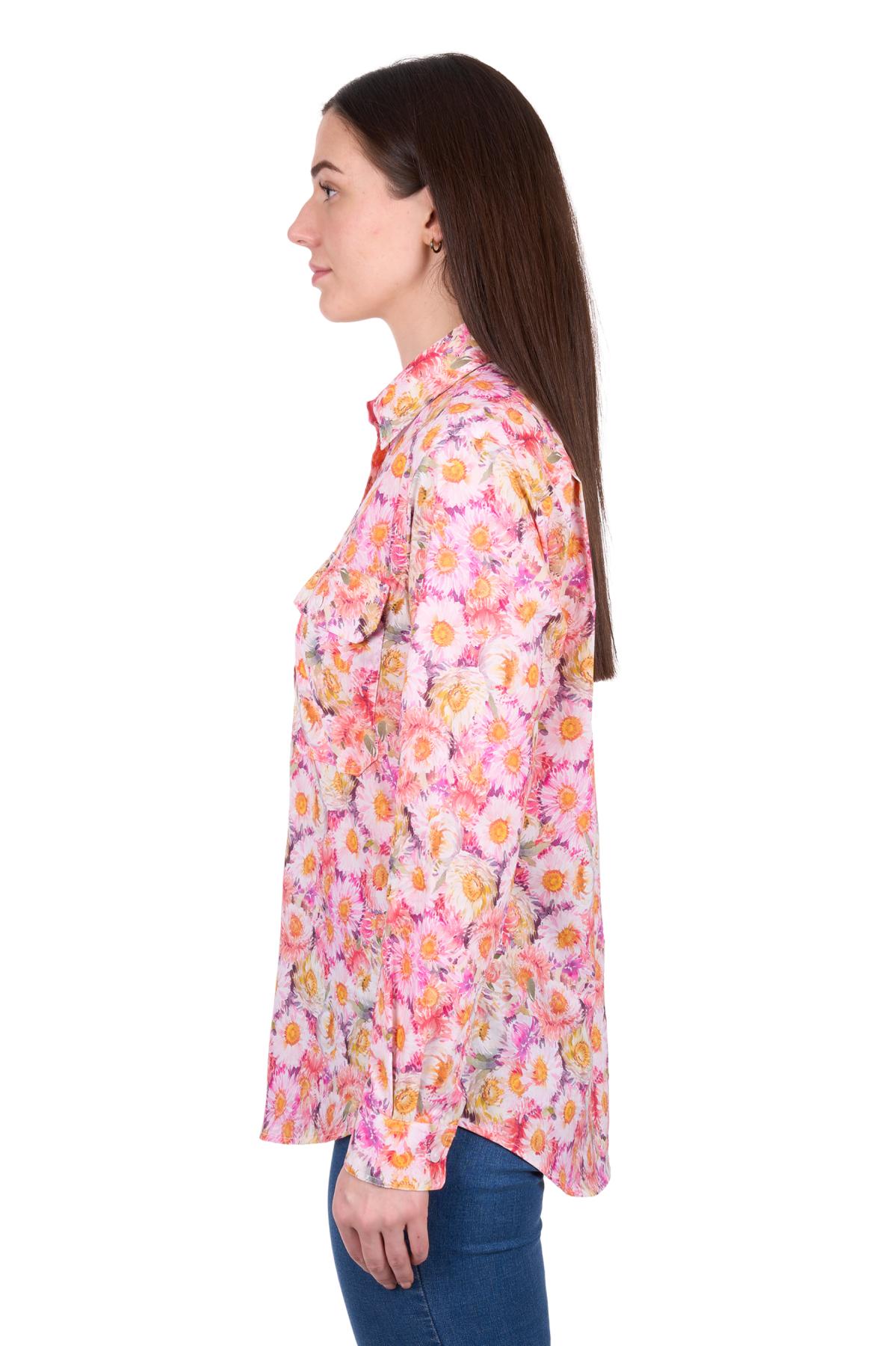 Women's Samira Half Placket Long Sleeve Shirt