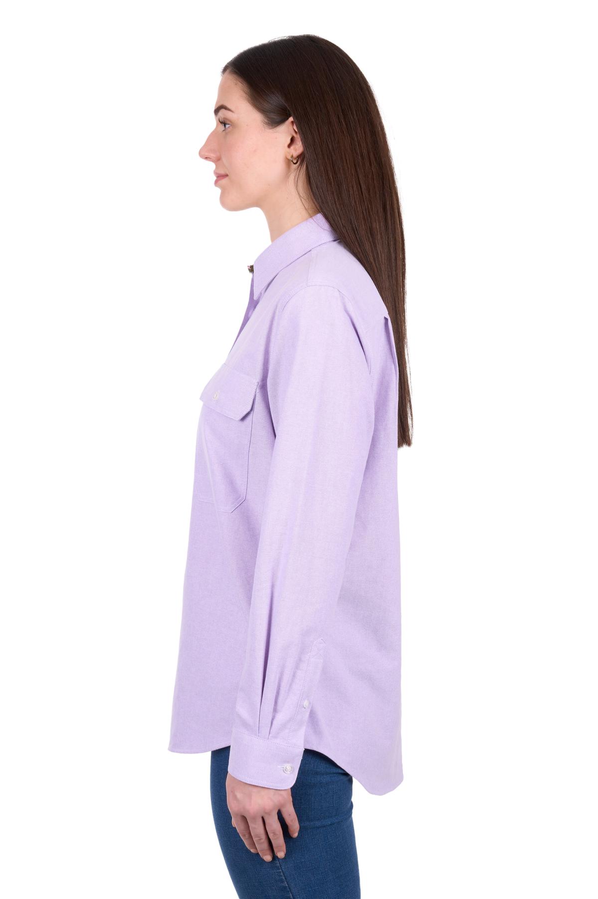 Women's Ginny Half Placket Long Sleeve Shirt