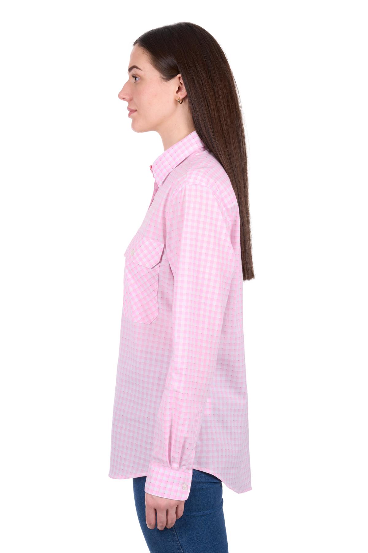 Women's Clara Half Placket Long Sleeve Shirt