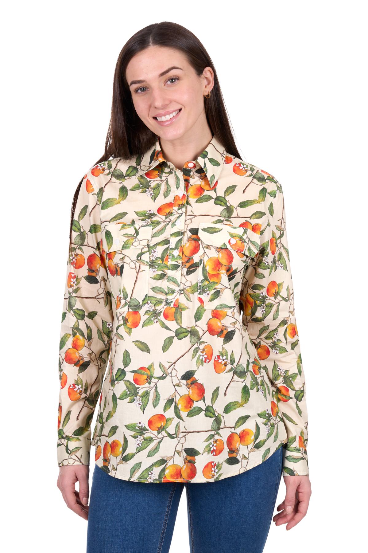 Women's Zia Half Placket Long Sleeve Shirt