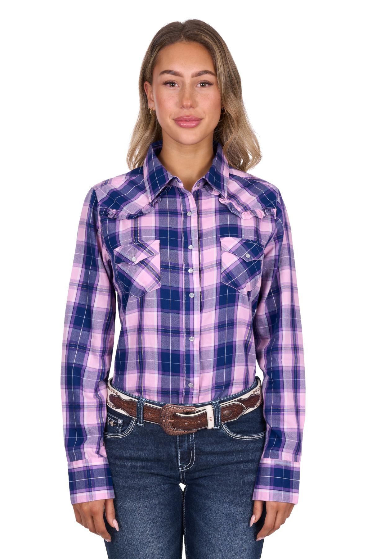 Women’s Arleen Check Western Long Sleeve Shirt