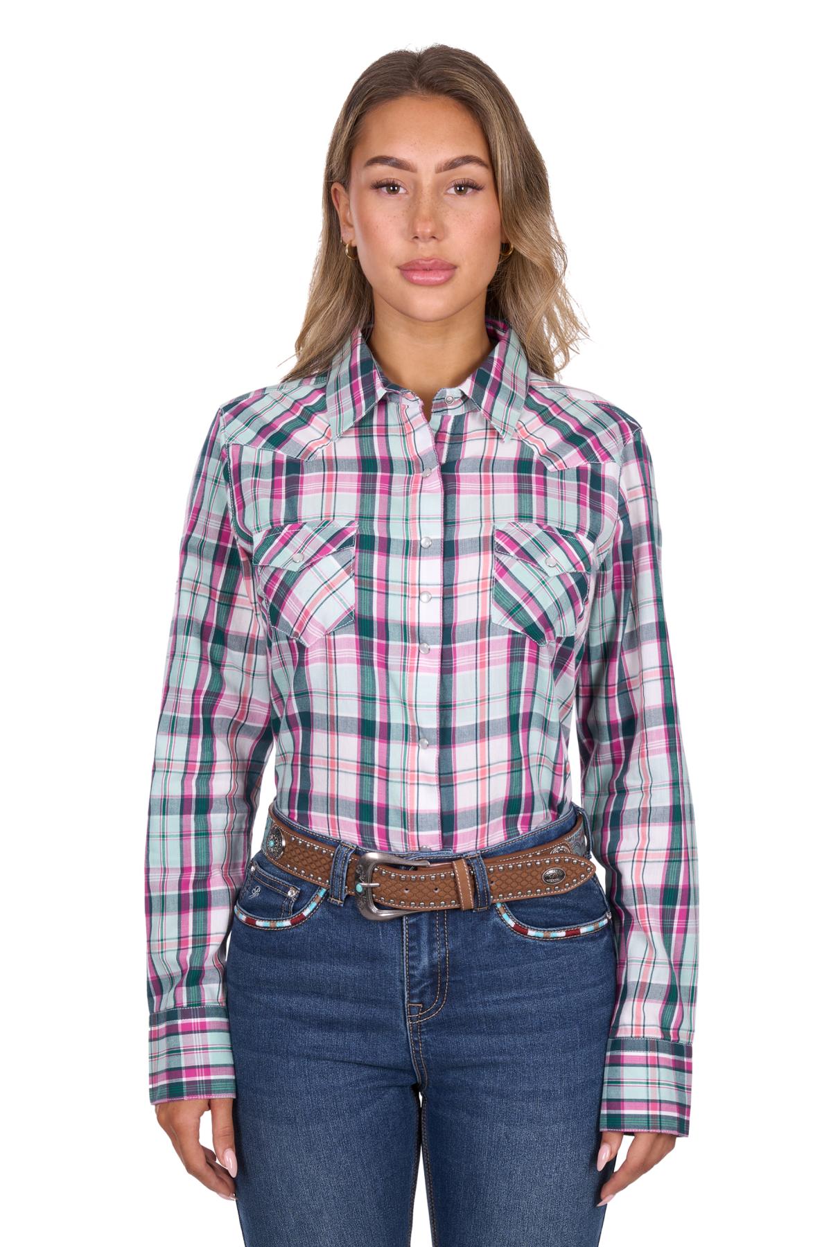 Women’s Nicola Check Western Long Sleeve Shirt