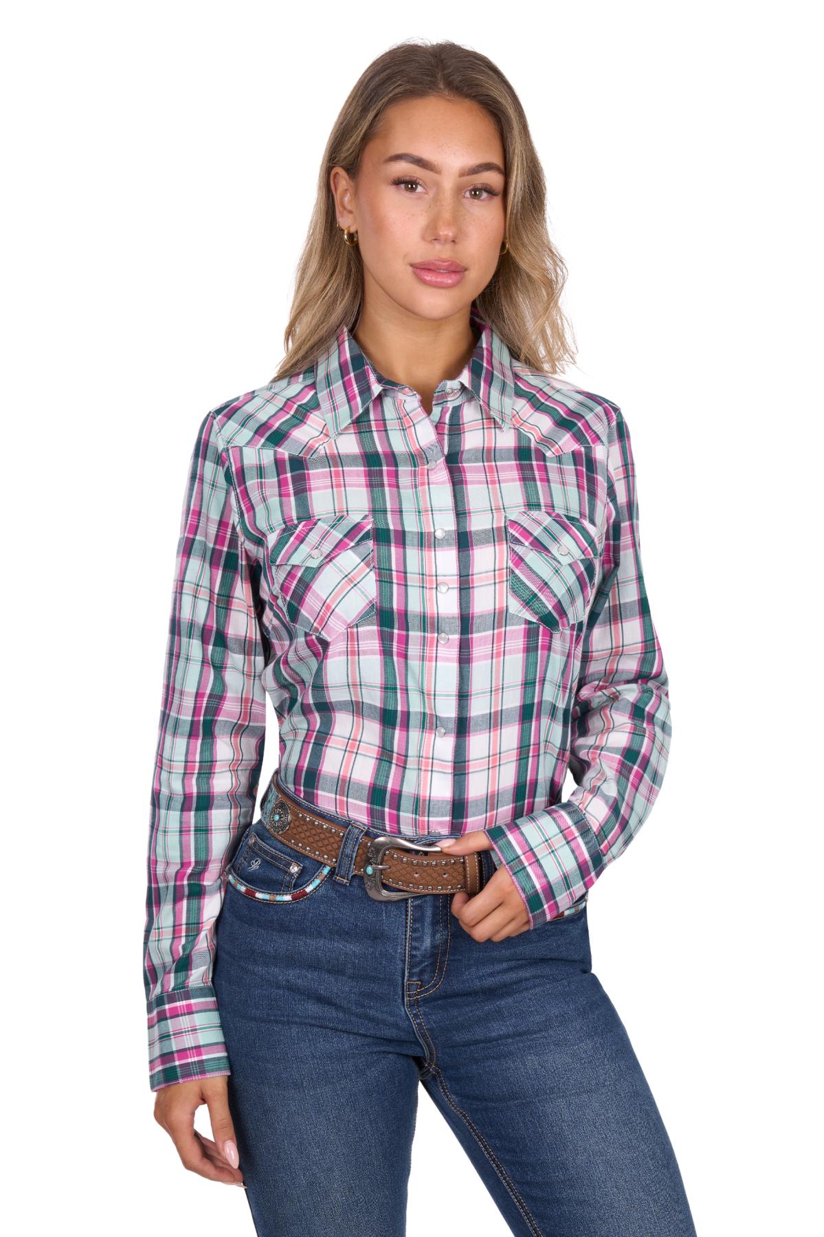 Women’s Nicola Check Western Long Sleeve Shirt