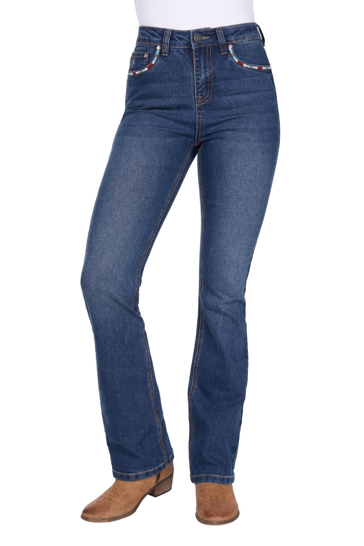 Women’s Mary High Rise Boot Cut Jean 32” Leg