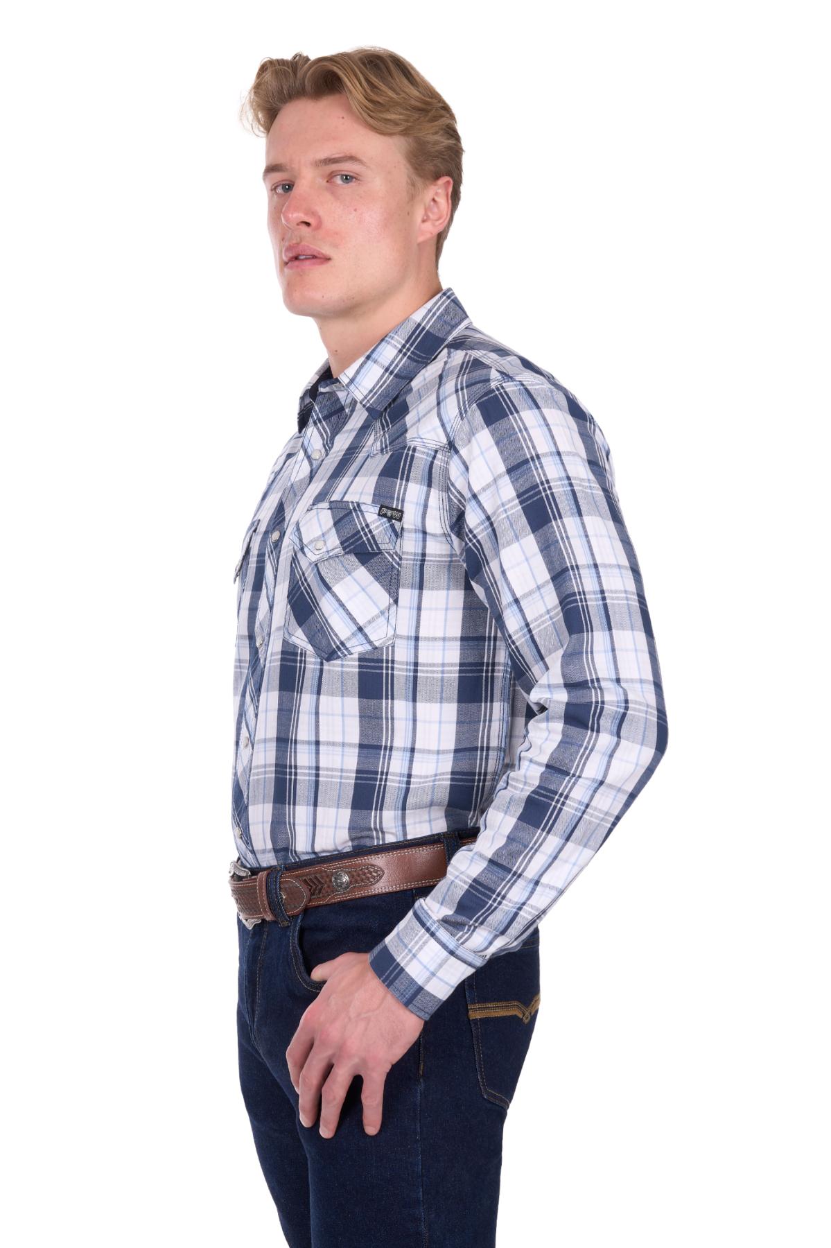 Men’s Billy Check Western Long Sleeve Shirt