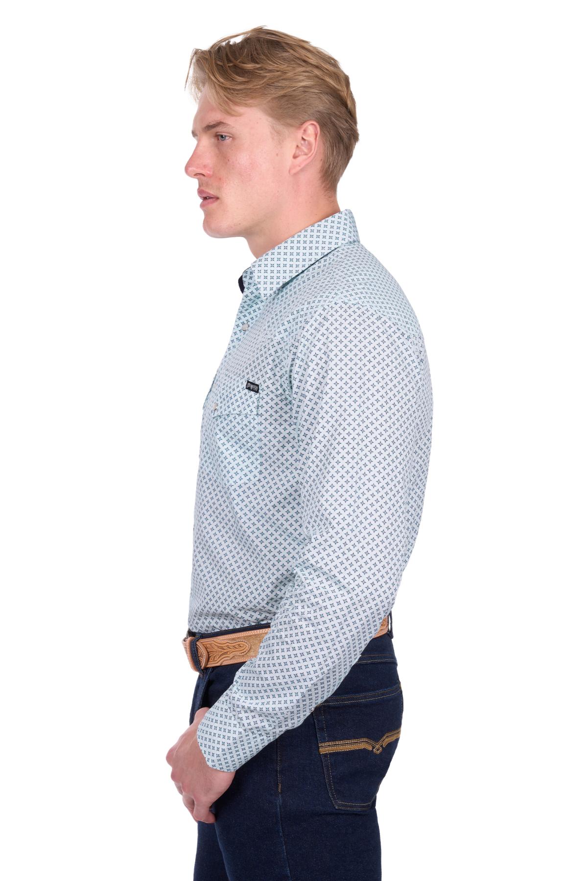 Men’s Gerald Print Western Long Sleeve Shirt