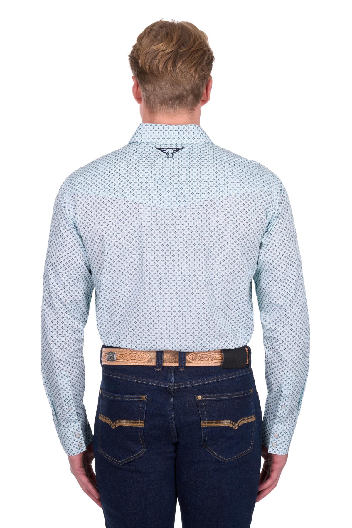 Men’s Gerald Print Western Long Sleeve Shirt