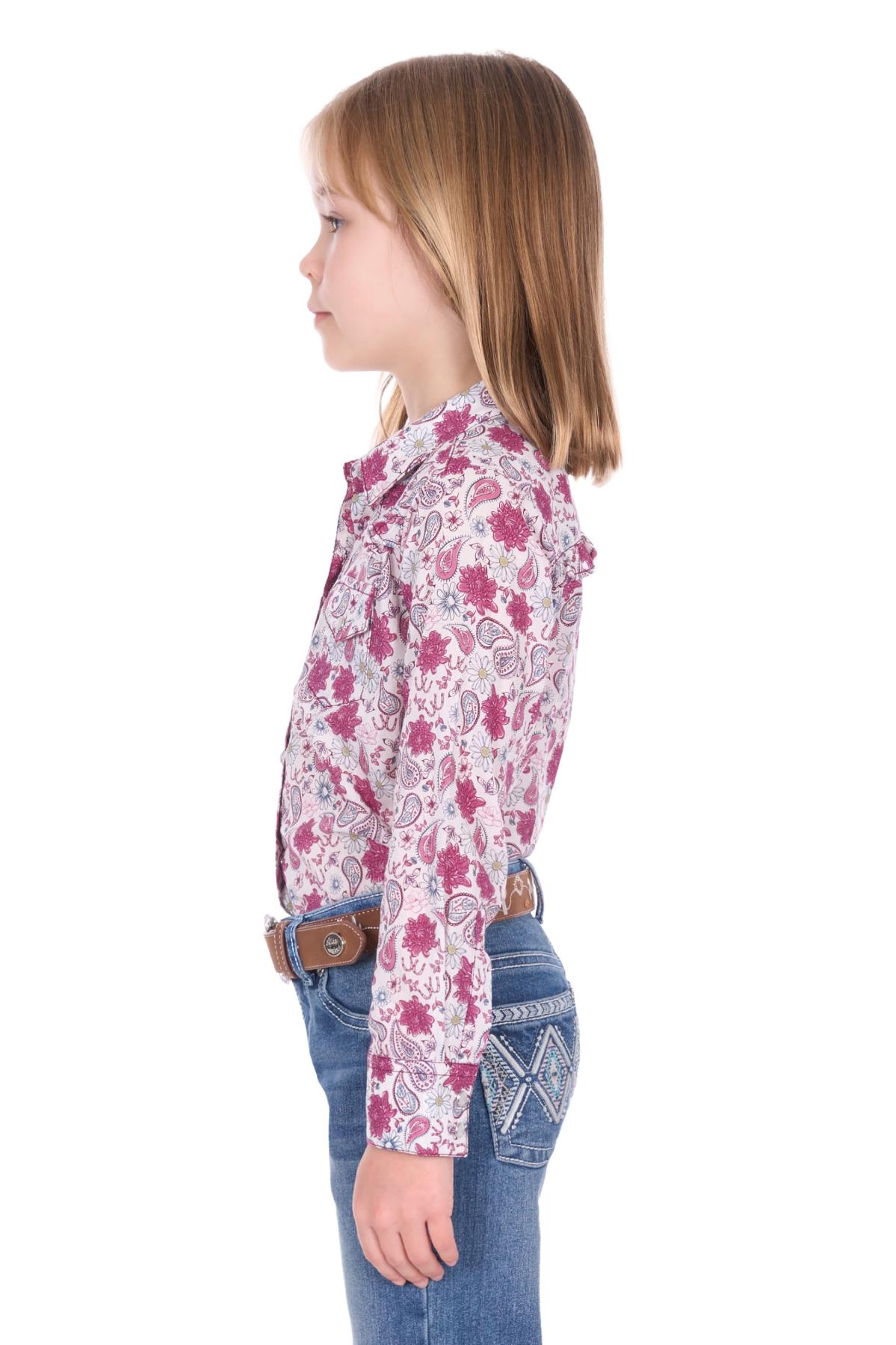 Girl’s Marsha Western Long Sleeve Shirt