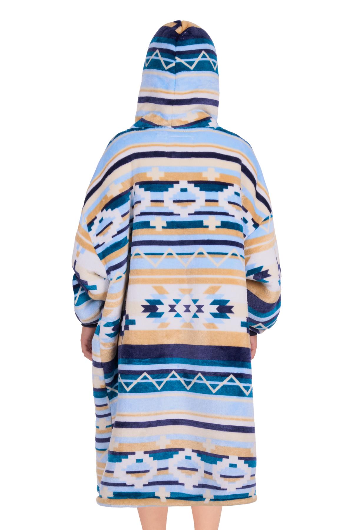 Kid’s Aztec Print Snuggle Hoodie