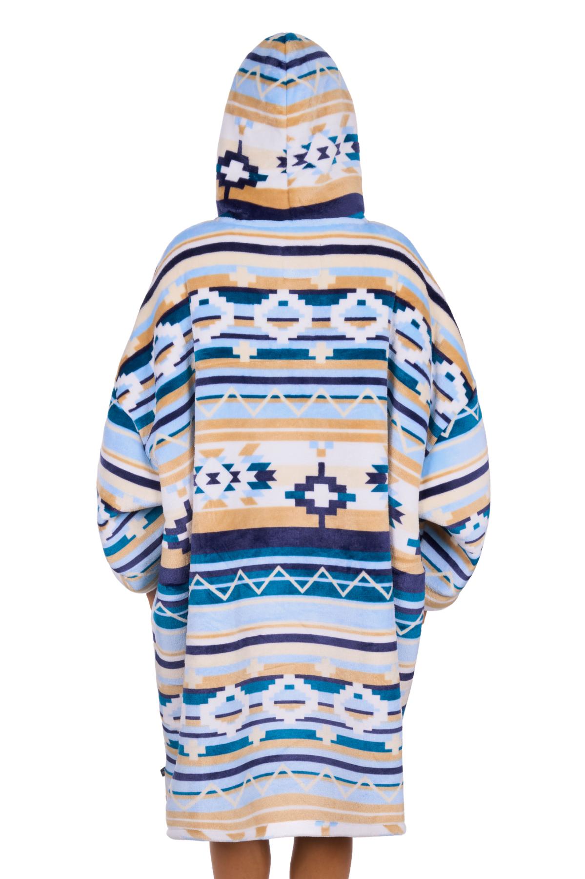 Adult’s Aztec Print Snuggle Hoodie
