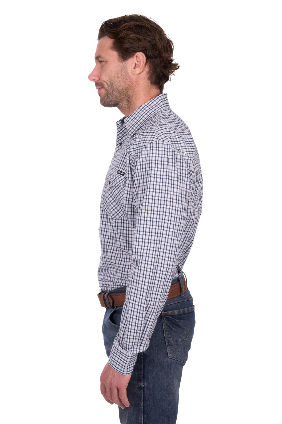 Men’s Carl Check Western Long Sleeve Shirt