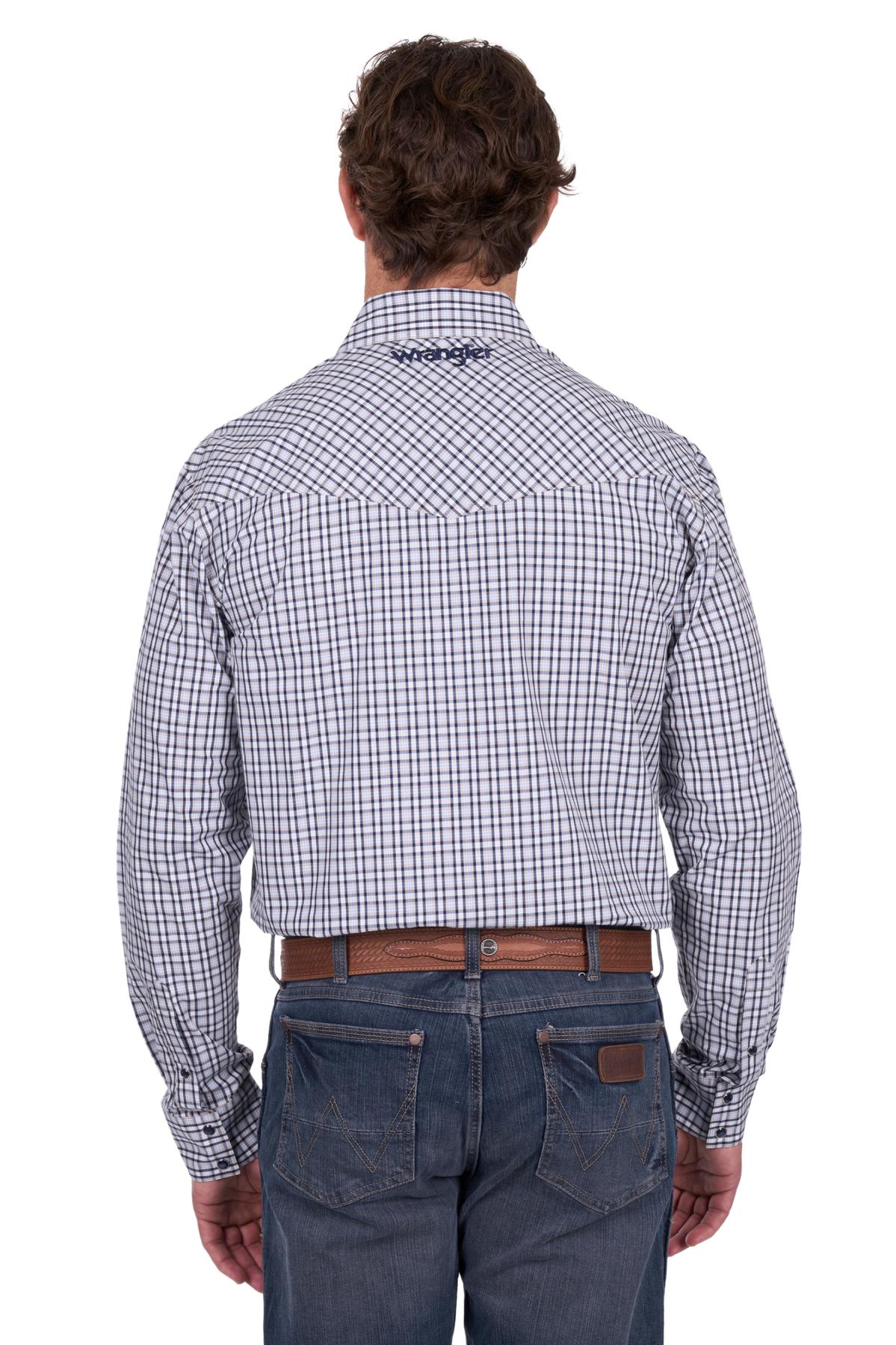 Men’s Carl Check Western Long Sleeve Shirt