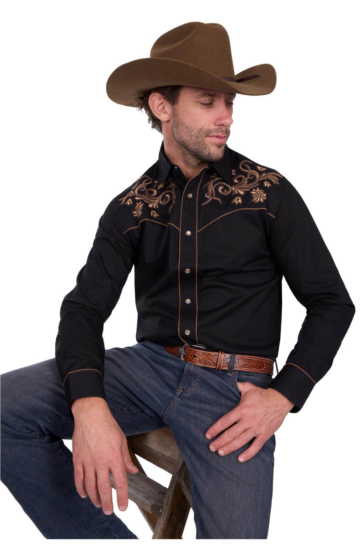 Men’s Luke Embroidered Long Sleeve Shirt