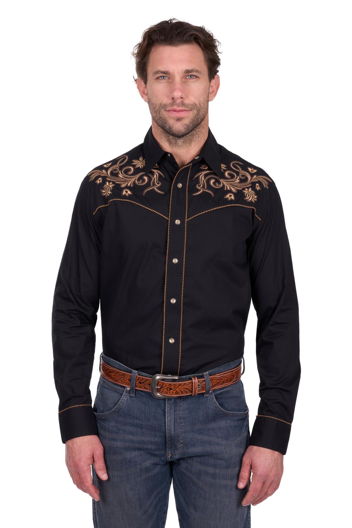 Men’s Luke Embroidered Long Sleeve Shirt