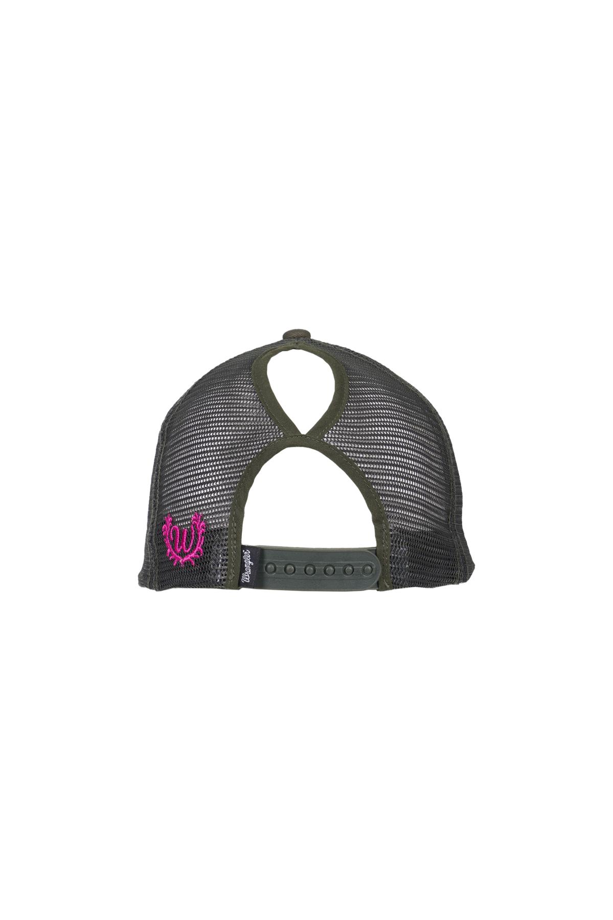 Erinn High Profile Ponytail Trucker Cap