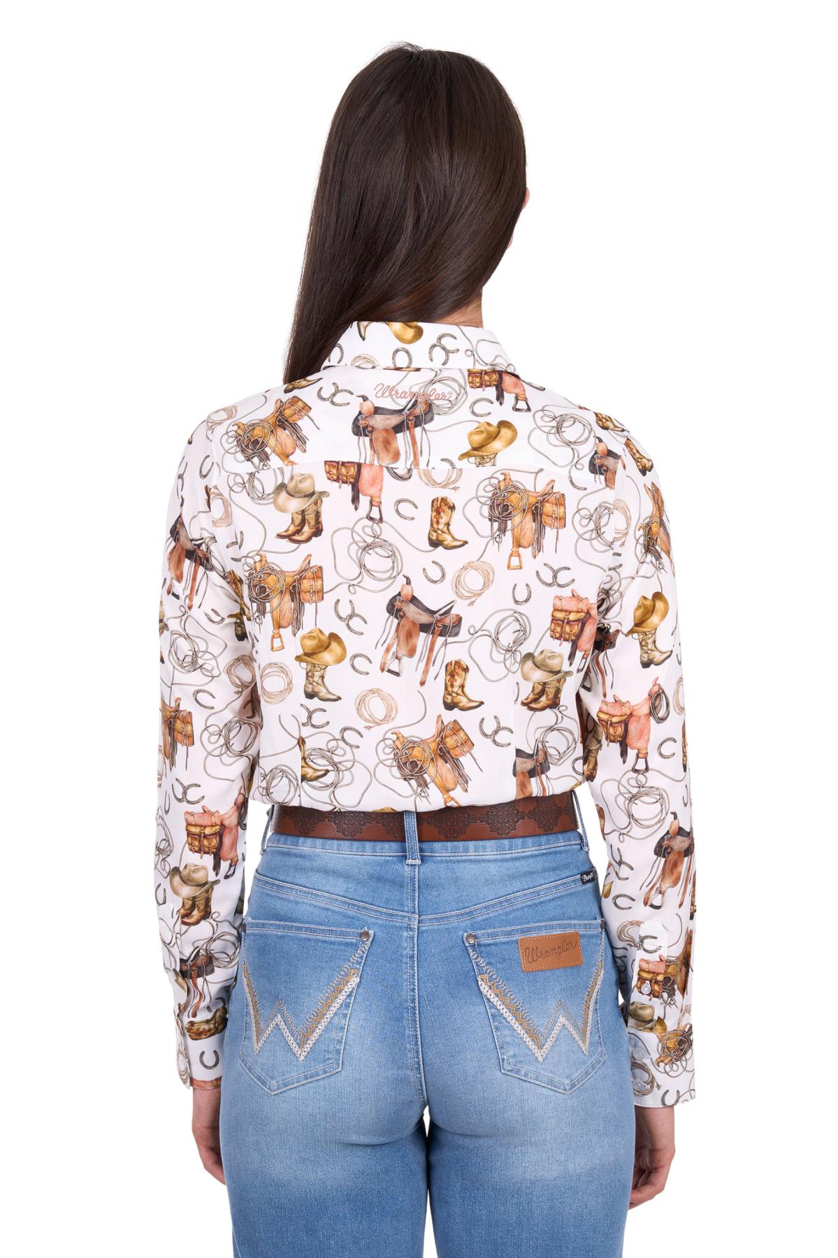 Women’s Marilyn Print Long Sleeve Shirt