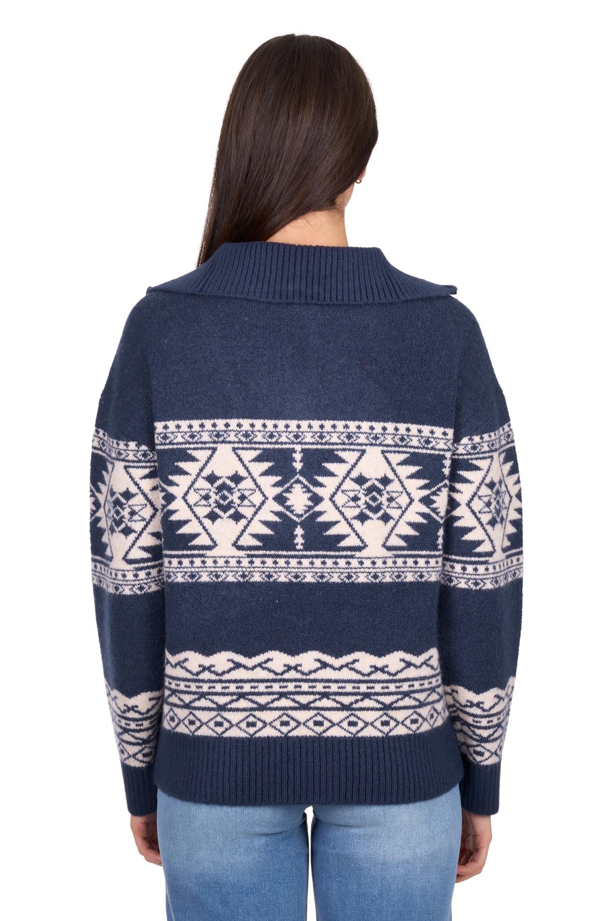 Women’s Lacey Knitted 1/4 Zip Pullover