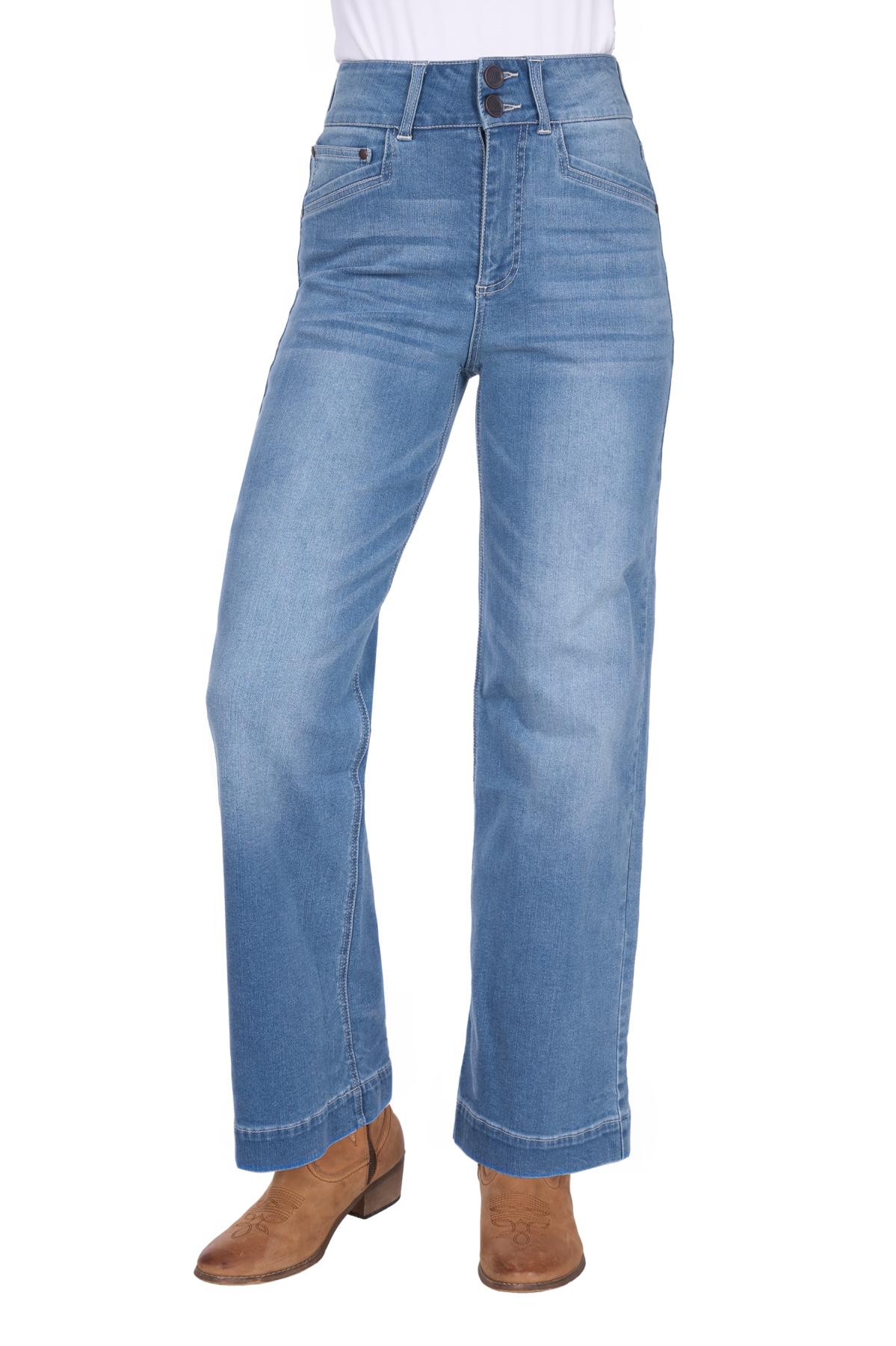 Women’s Chloe High Rise Wide Leg Jean 34” Leg