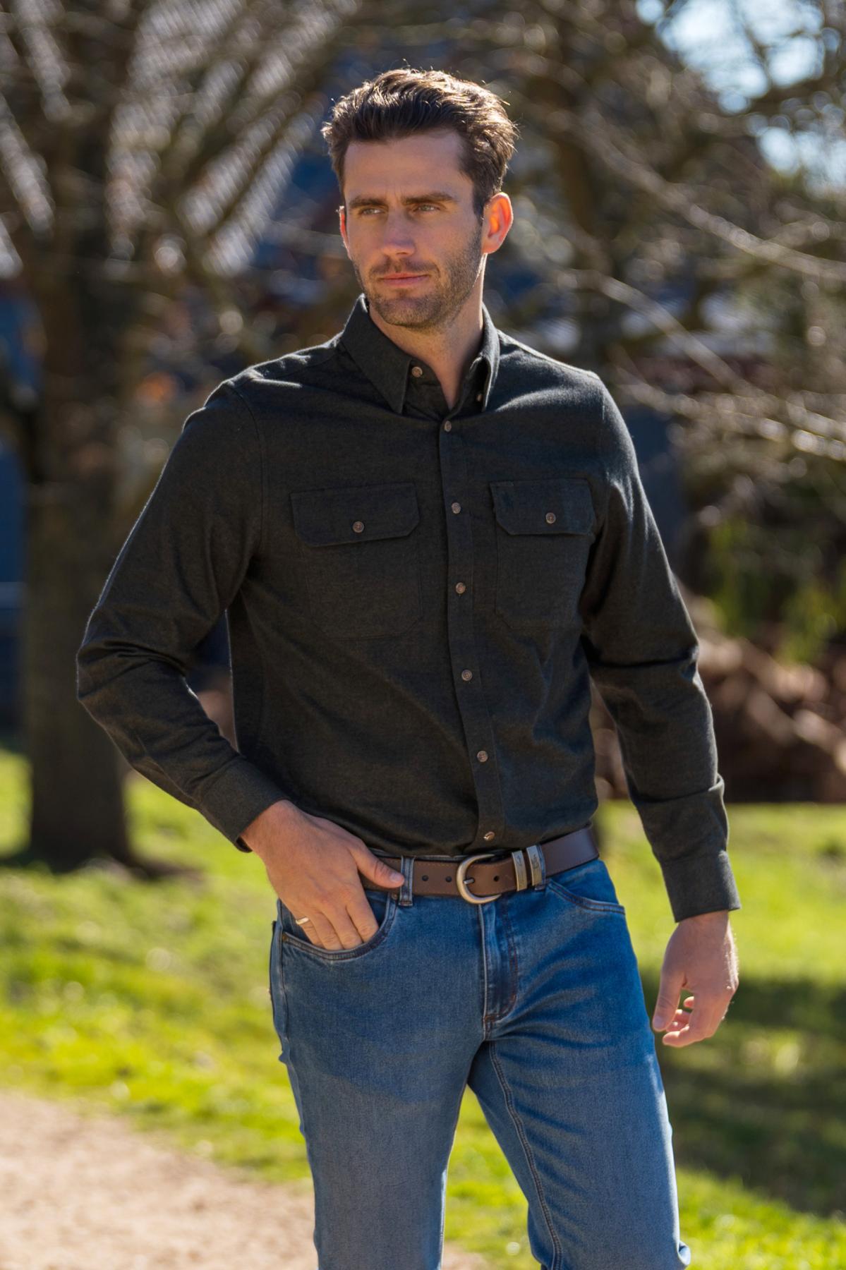 Men’s Keith Thermal 2 Pocket Long Sleeve Shirt