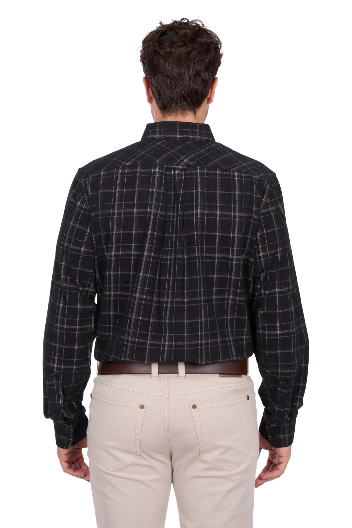 Men’s Ben Thermal Check 2 Pocket Long Sleeve Shirt