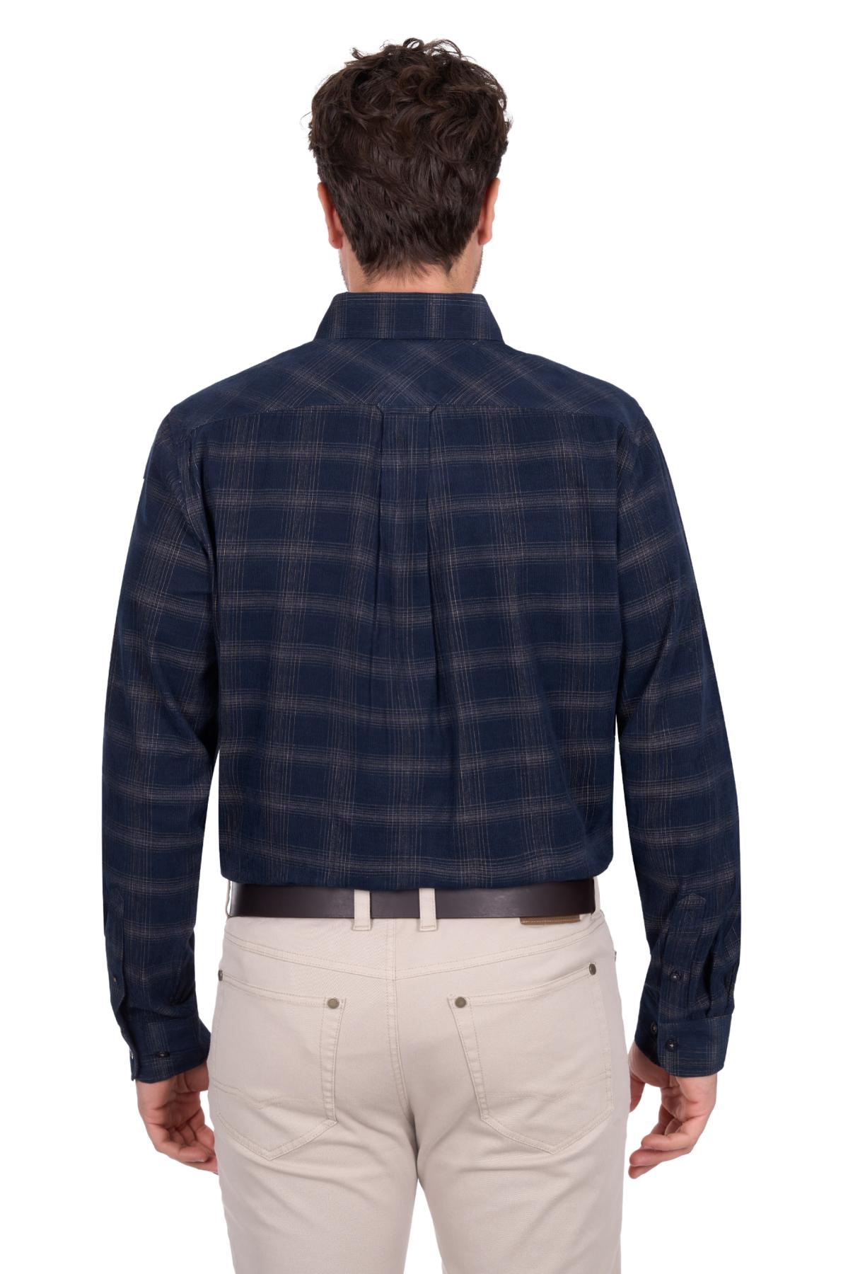 Men’s Ronald Thermal Check 2 Pocket Long Sleeve Shirt