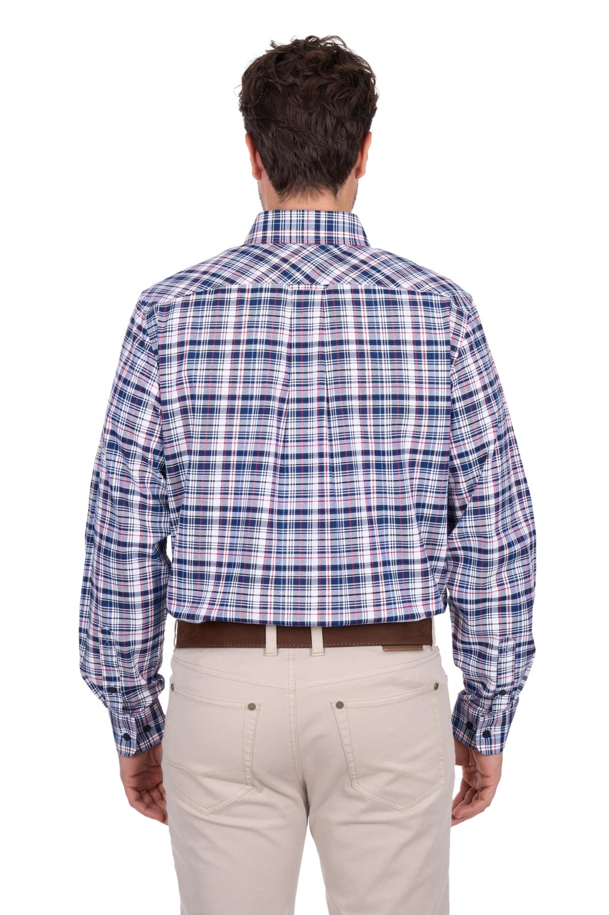 Men’s Sean Check 2 Pocket Long Sleeve Shirt