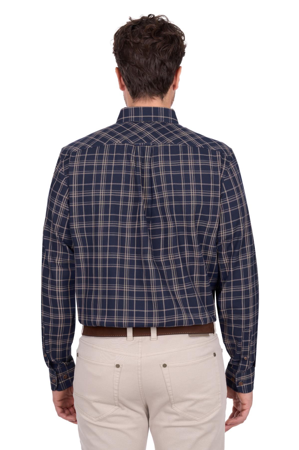 Men’s Adam Check 2 Pocket Long Sleeve Shirt