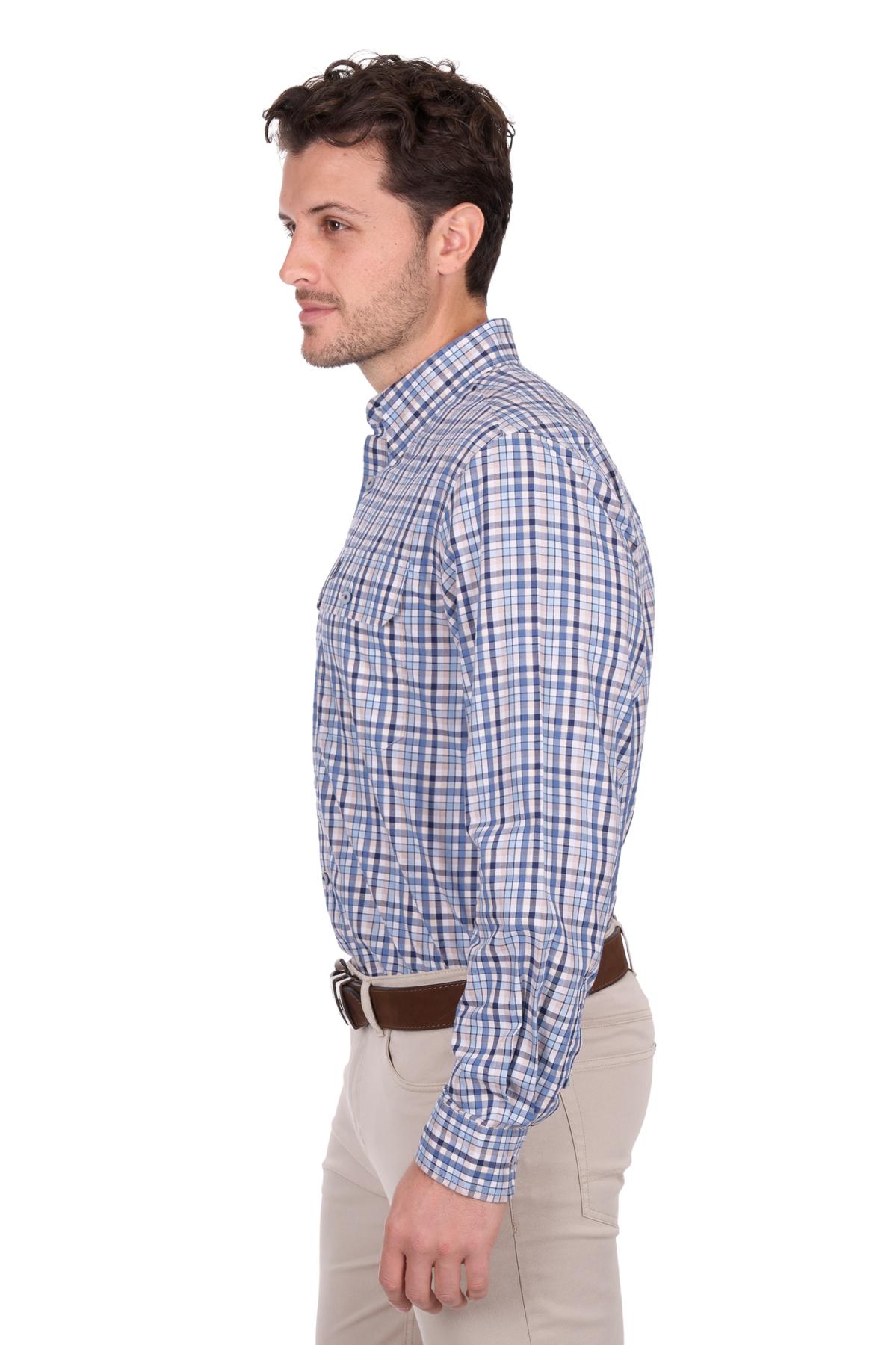 Men’s Patrick Check 2 Pocket Long Sleeve Shirt