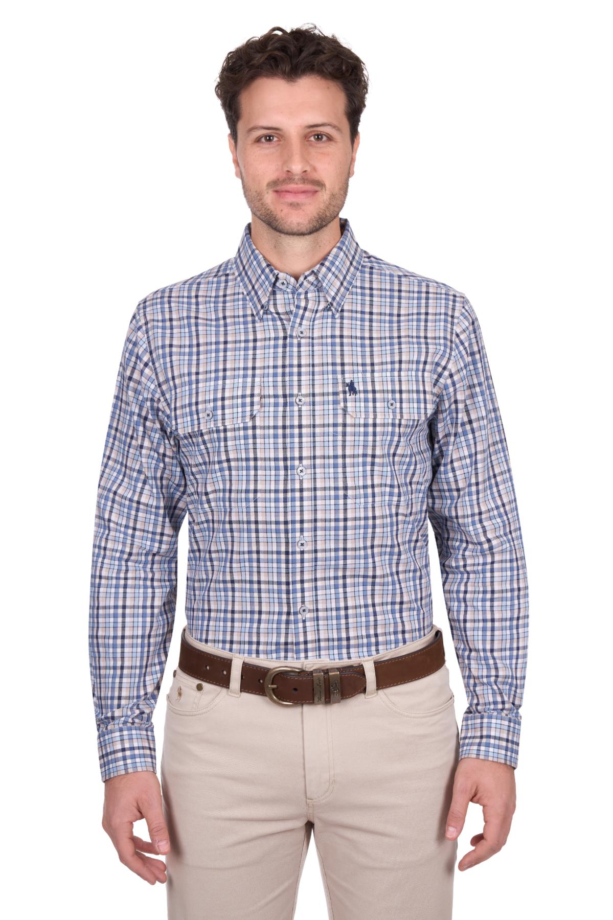 Men’s Patrick Check 2 Pocket Long Sleeve Shirt