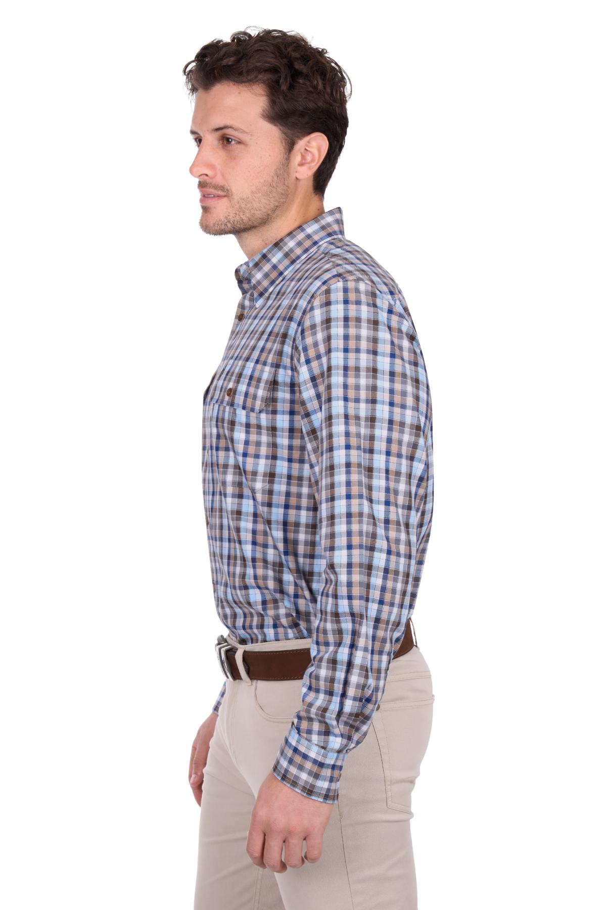 Men’s Jonathan Check 2 Pocket Long Sleeve Shirt