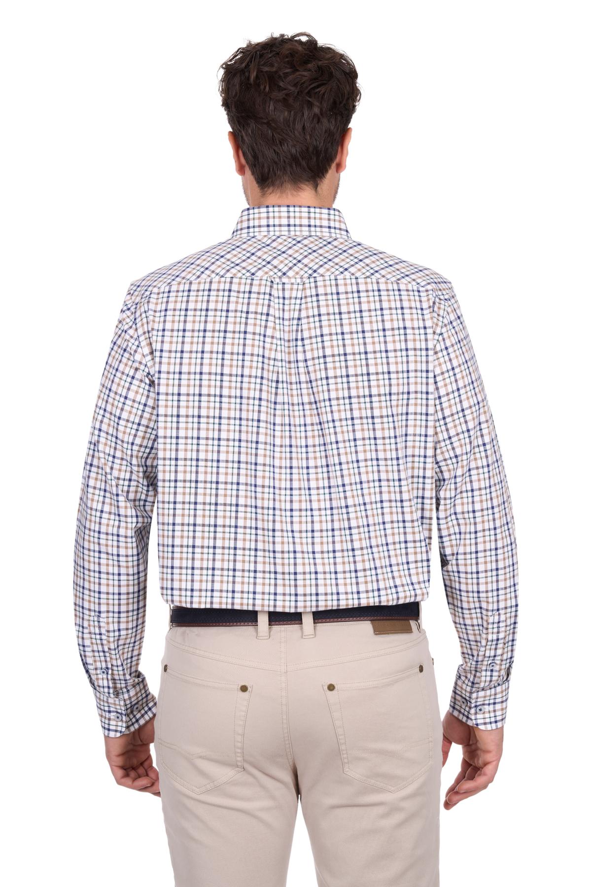 Men’s Chad Check 2 Pocket Long Sleeve Shirt