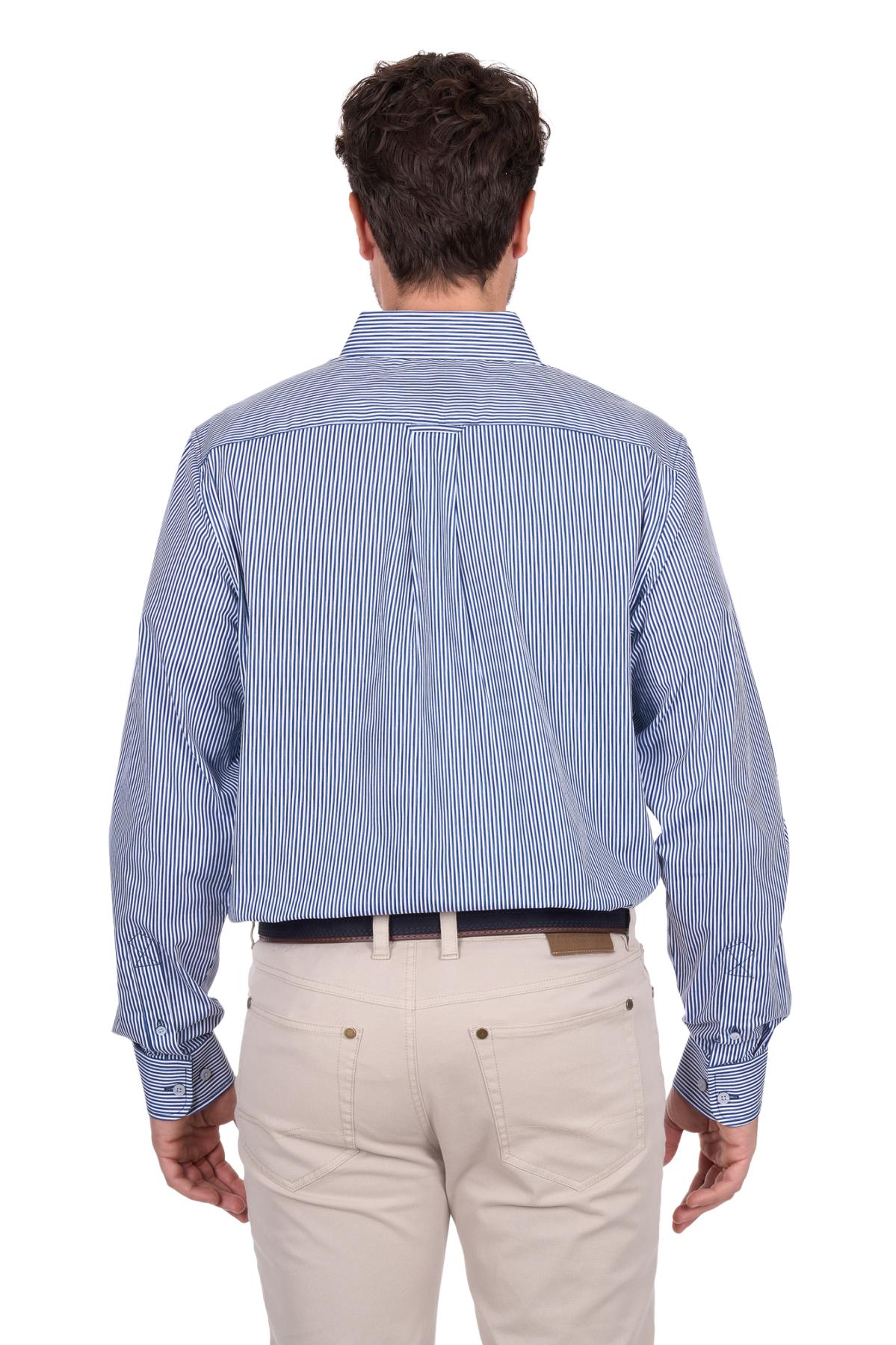 Men’s Gregory Stripe 1 Pocket Long Sleeve Shirt