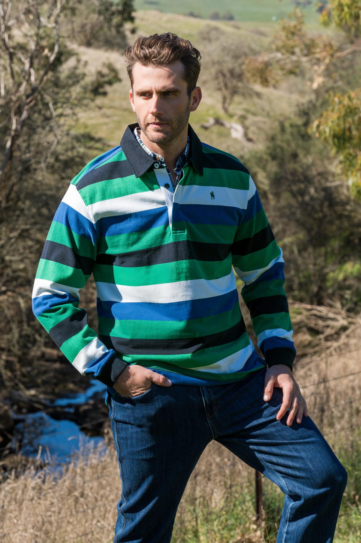 Men’s Gary Stripe Rugby