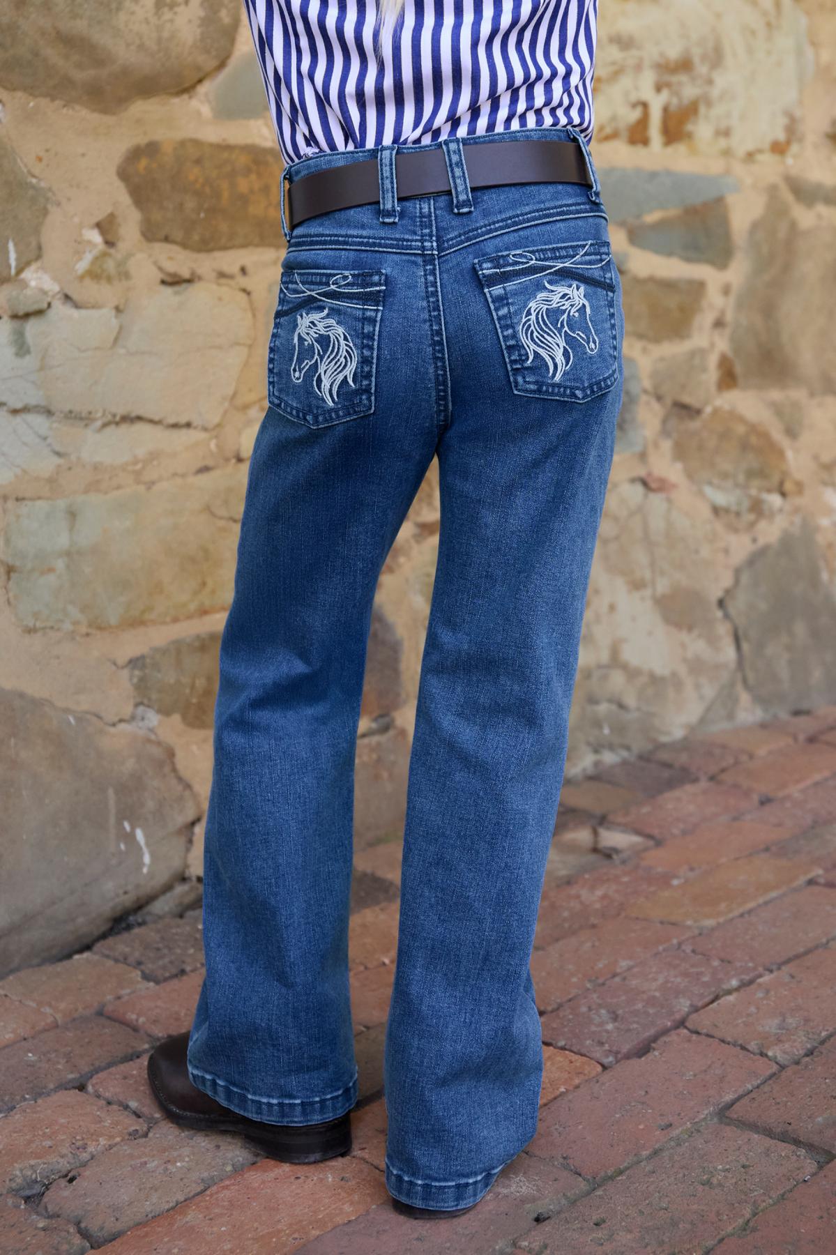 Girl's Heather Boot Cut Jean