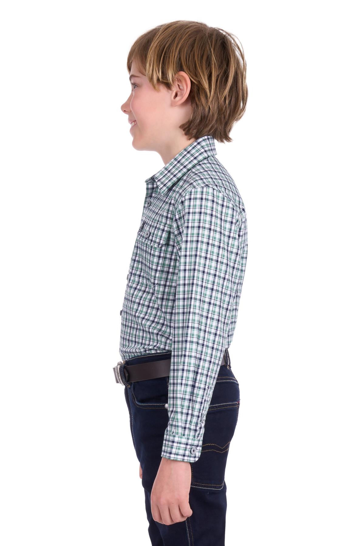 Boy’s Edward Check 2 Pocket Long Sleeve Shirt