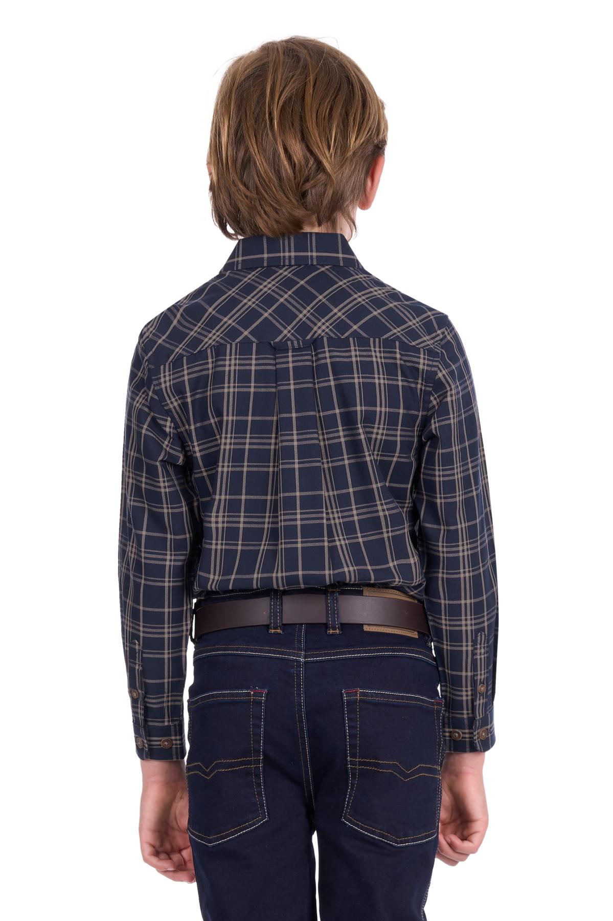 Boy’s Adam Check 2 Pocket Long Sleeve Shirt