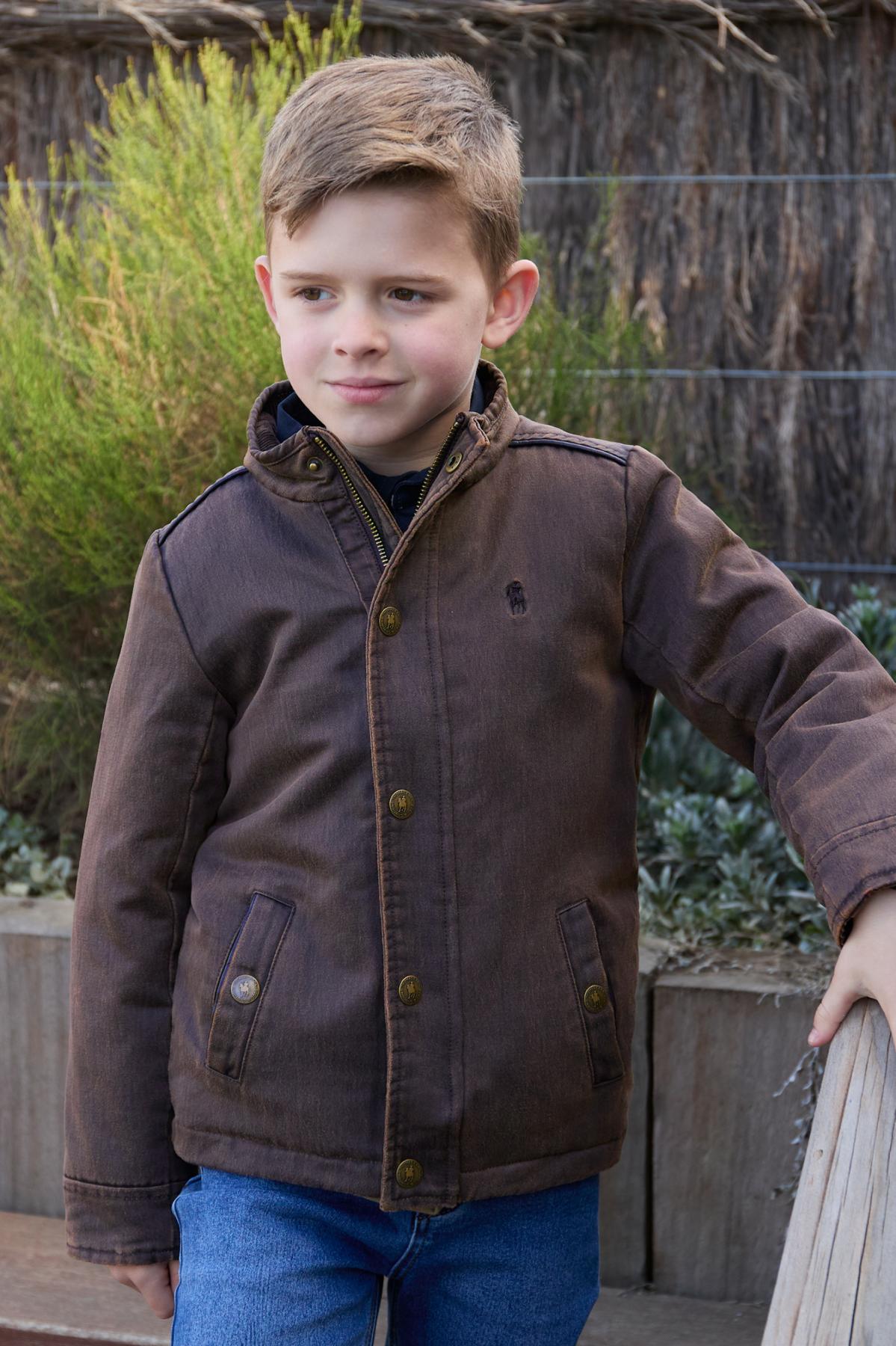 Boy’s Marcus Faux Oilskin Jacket
