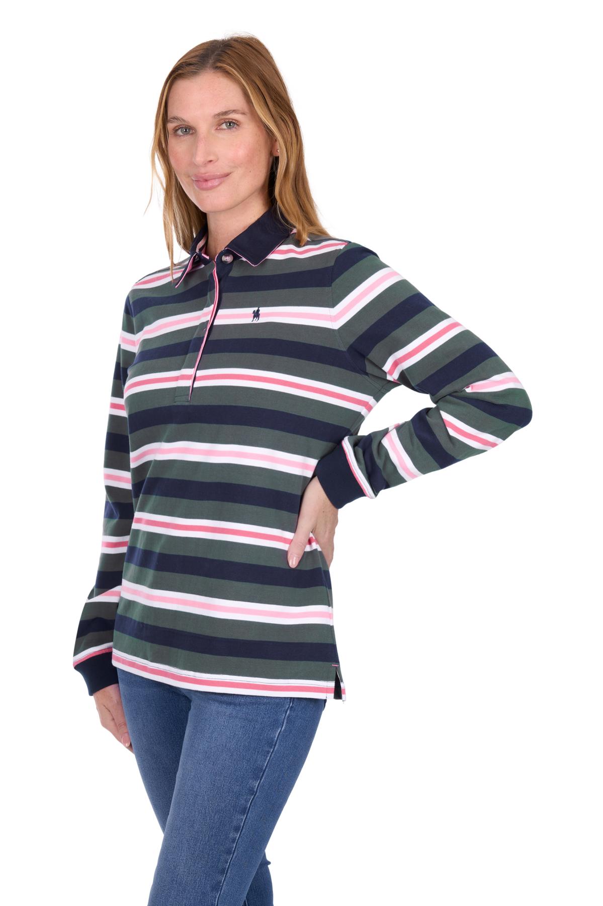 Women's Embery Stripe Rugby