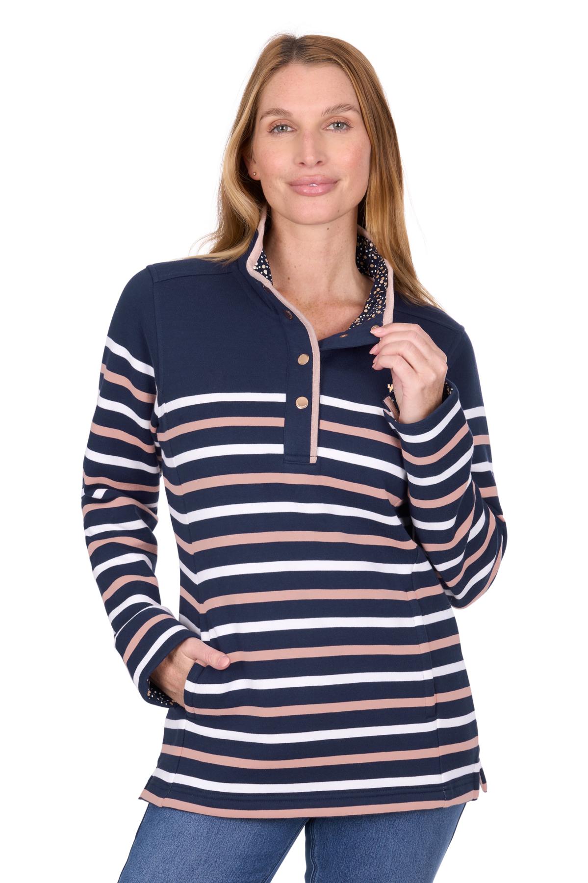 Women's Hannah Stripe Rugby