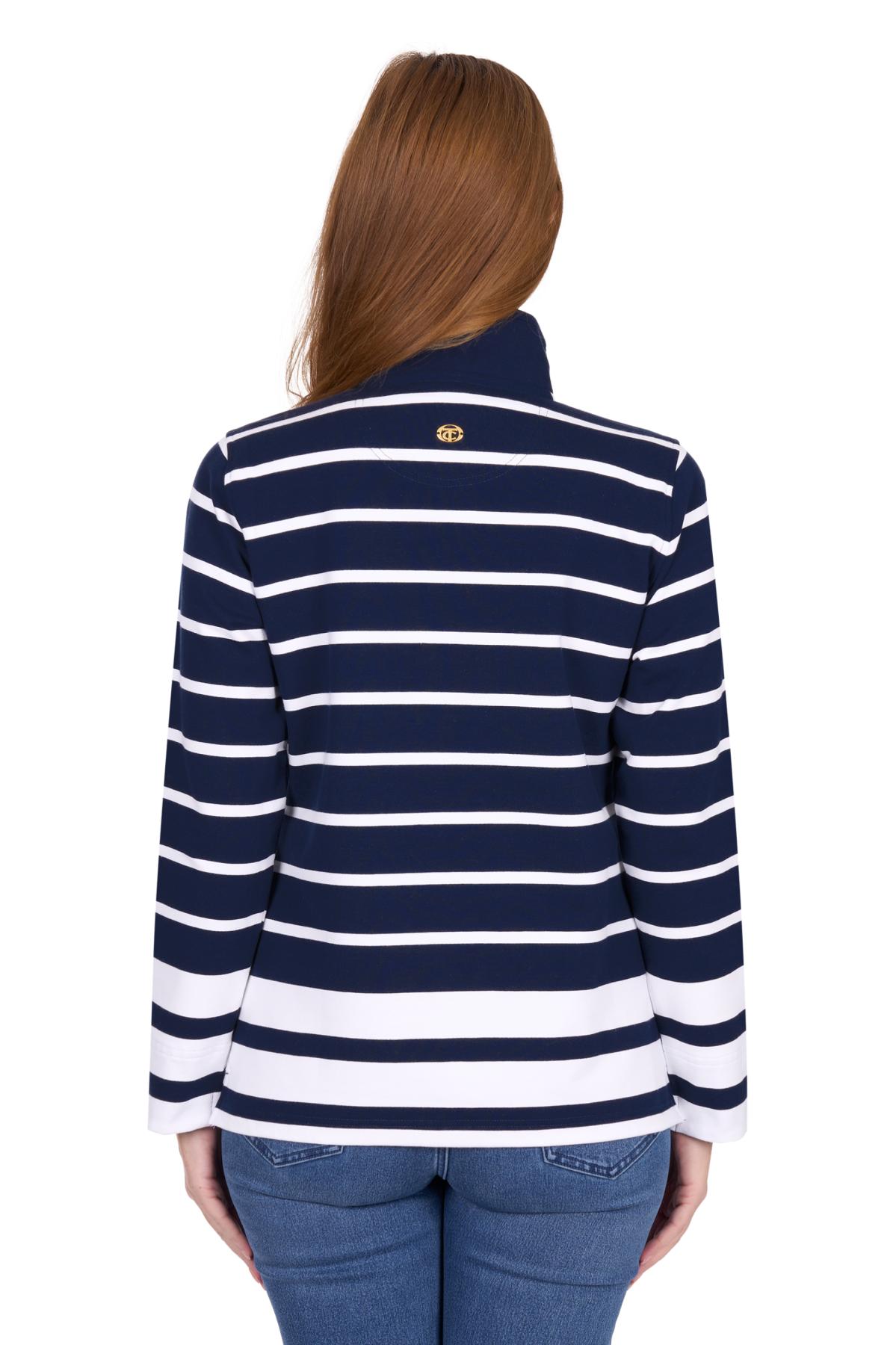 Women's Ava 1/4 Zip Stripe Rugby