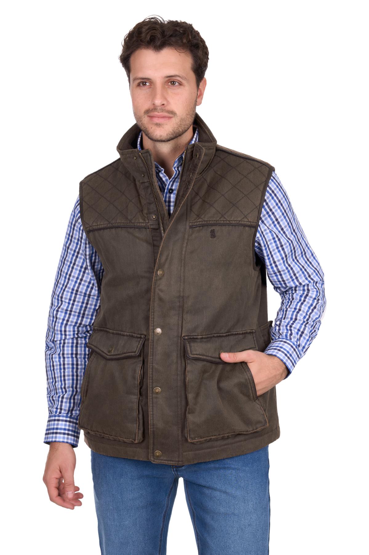 Men’s Marcus Faux Oilskin Vest