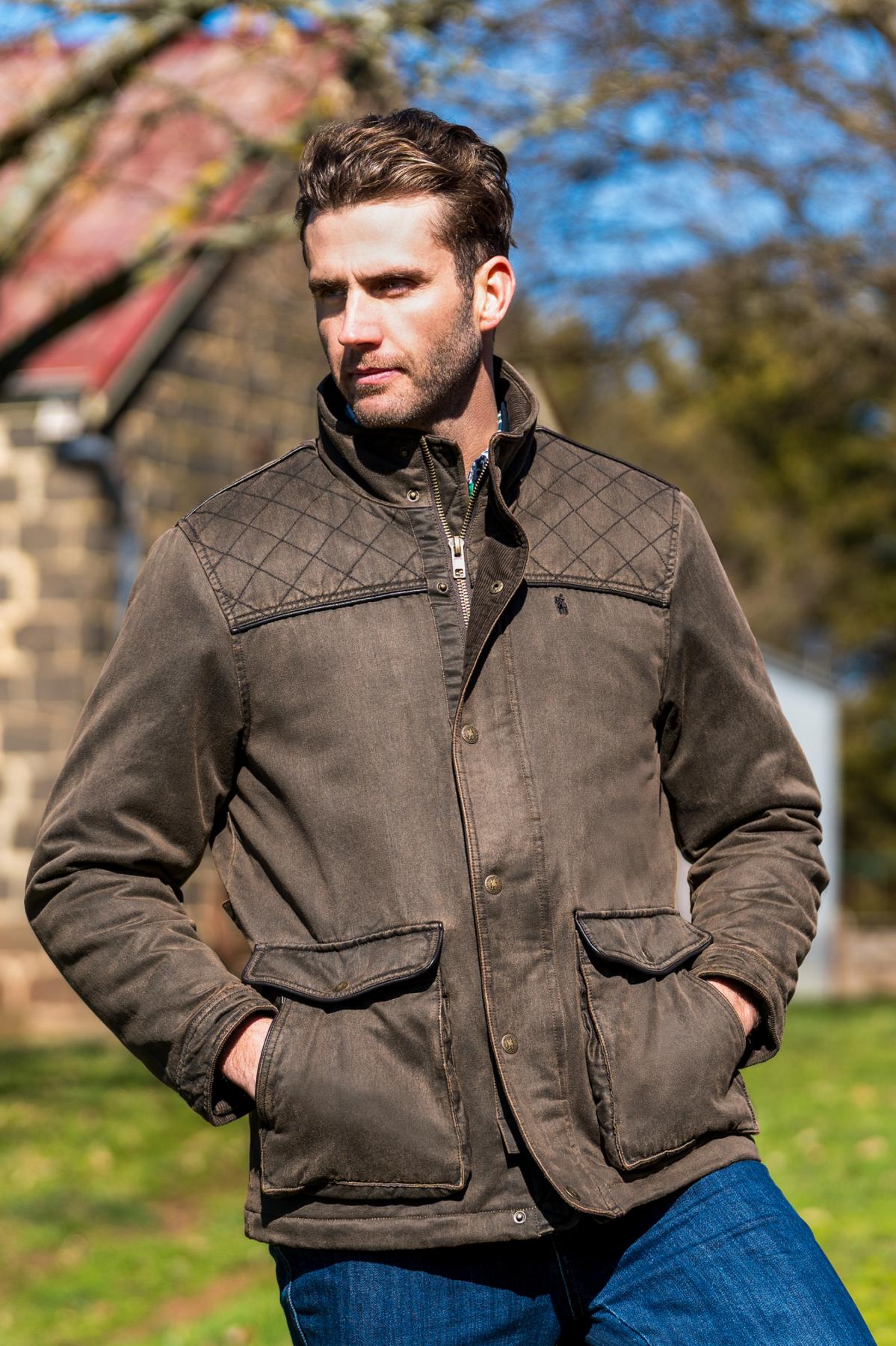 Men’s Marcus Faux Oilskin Jacket