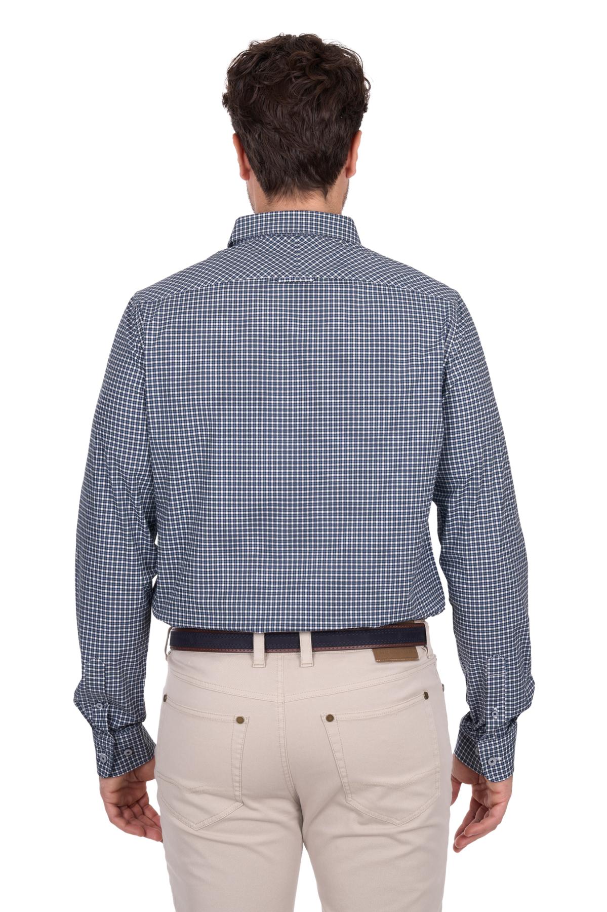 Men’s Ryan Check Tailored Long Sleeve Shirt