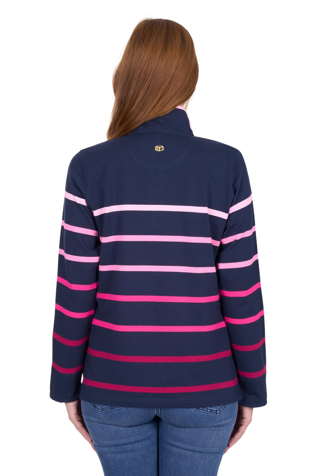 Women's Gemma 1/4 Zip Stripe Rugby