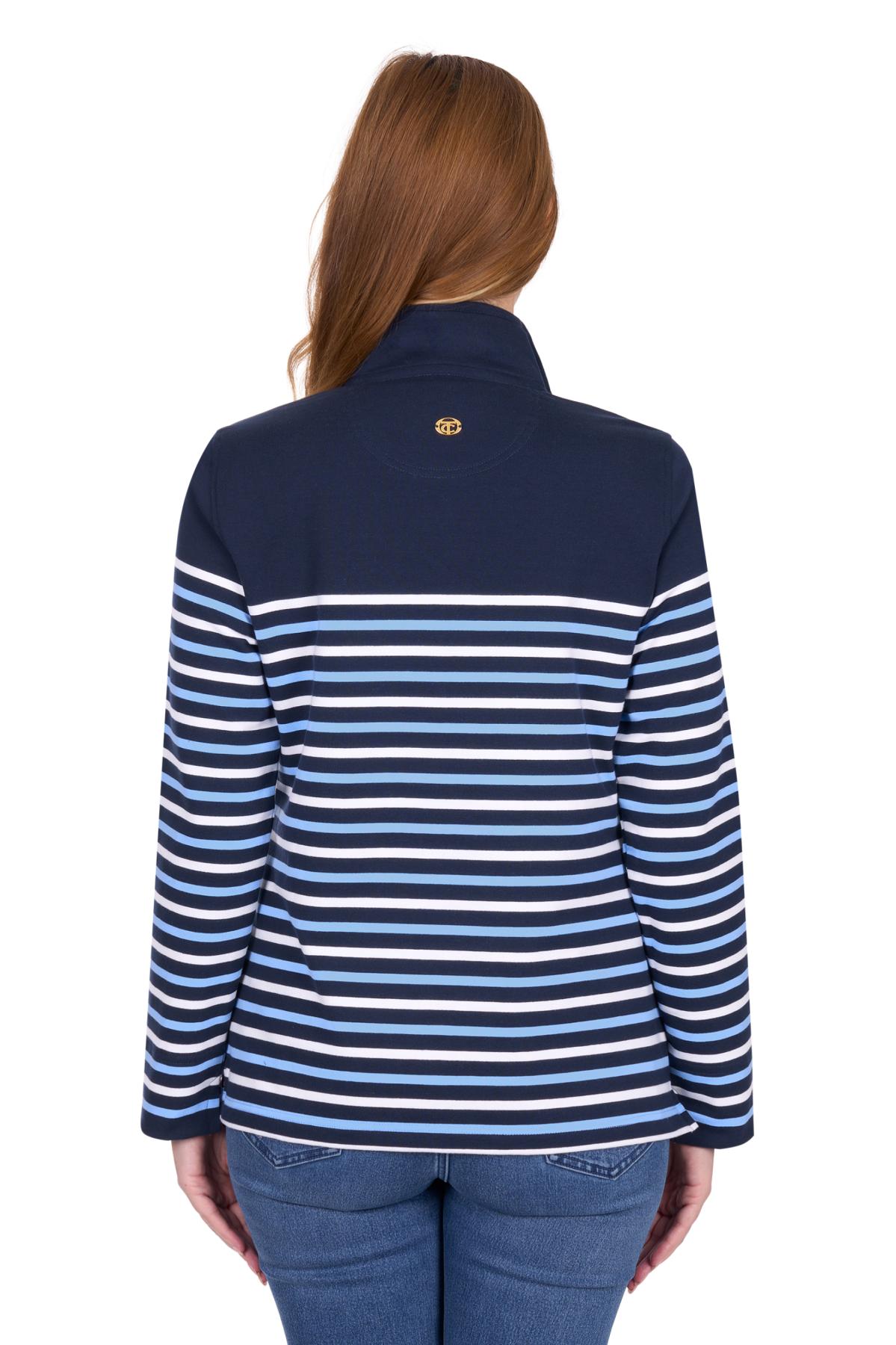 Women's Lexi 1/4 Zip Stripe Rugby
