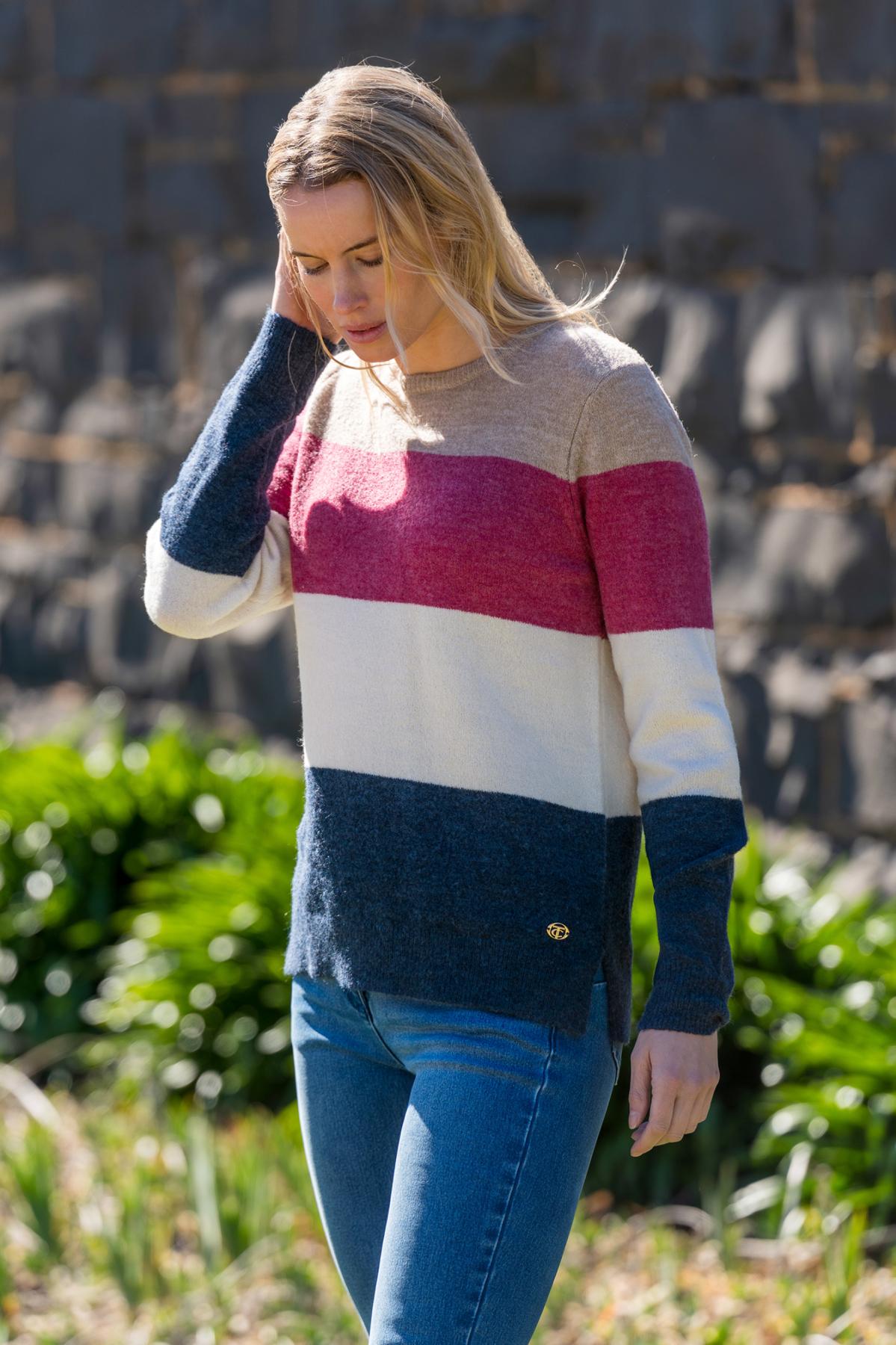 Women's Maya Stripe Knit Jumper