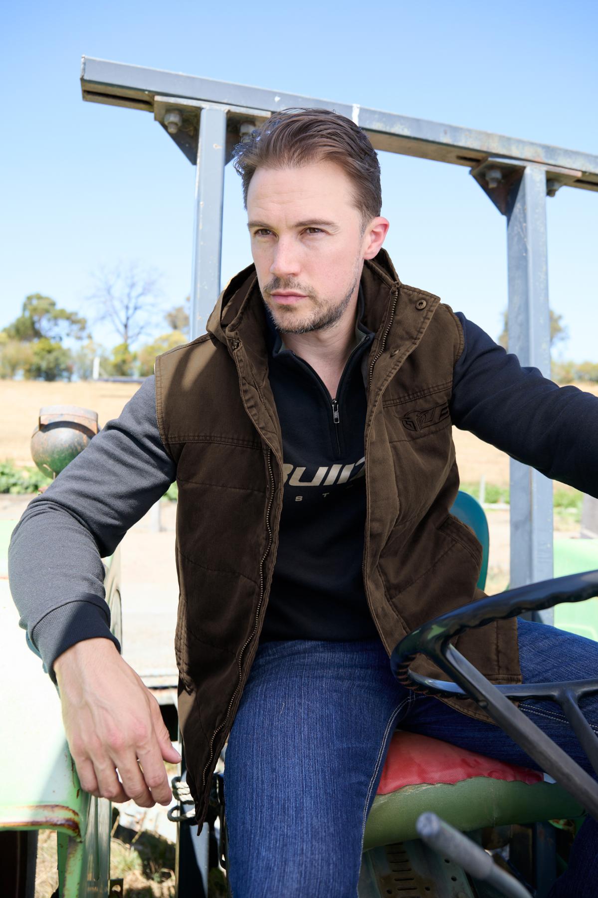 Men’s Canon Faux Oilskin Vest