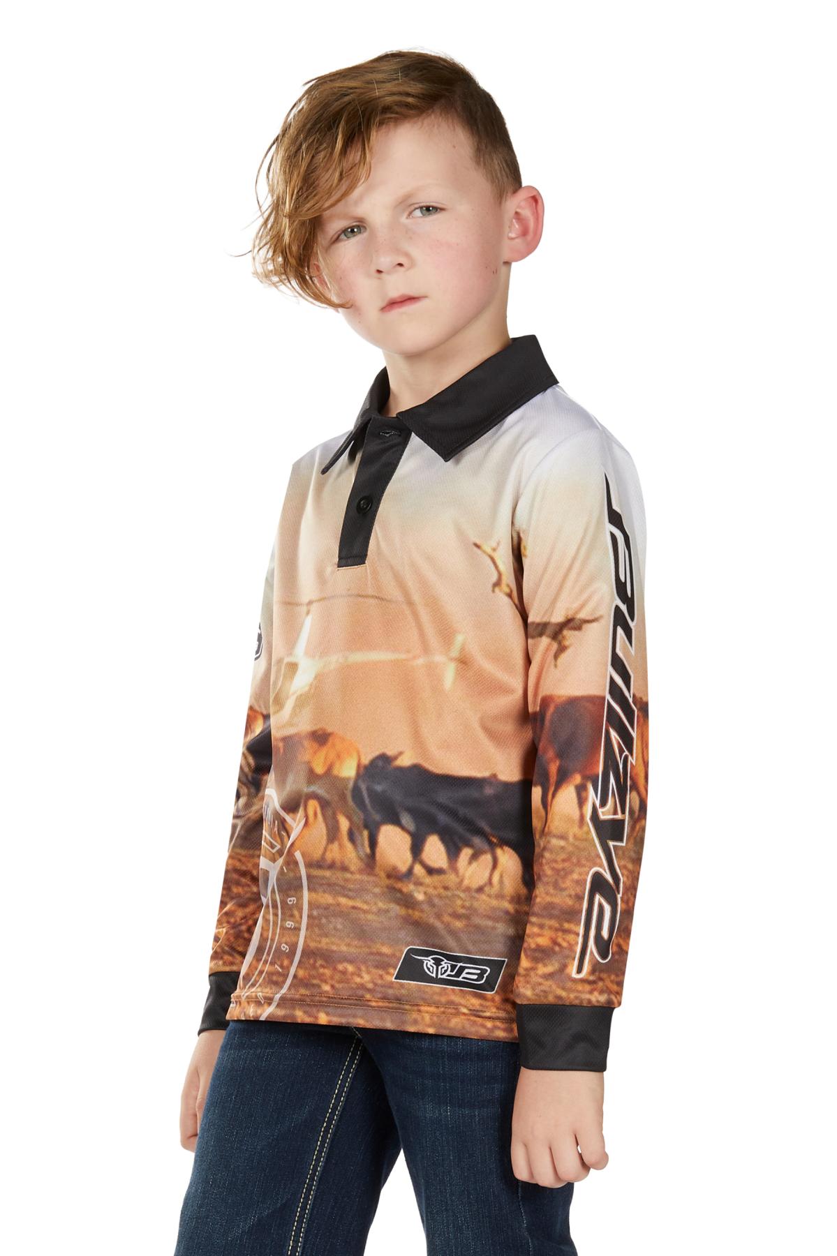 Boy’s Helicopter Long Sleeve Tee