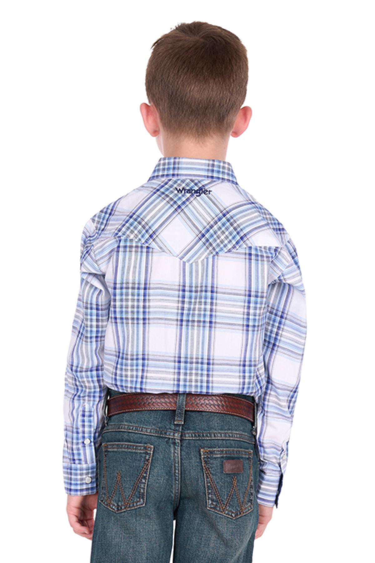 Boy’s Eric Check Western Long Sleeve Shirt