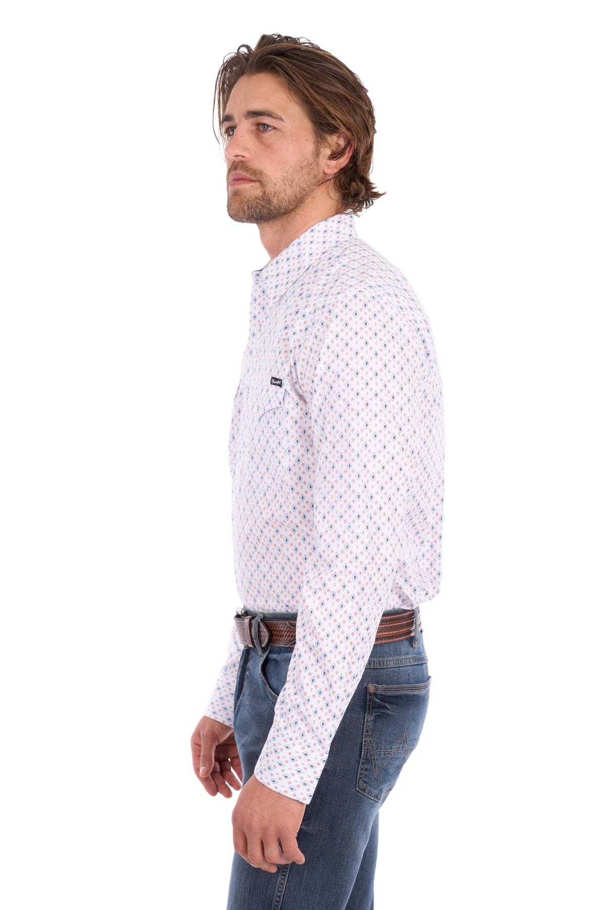 Men’s Frederick Print Western Long Sleeve Shirt